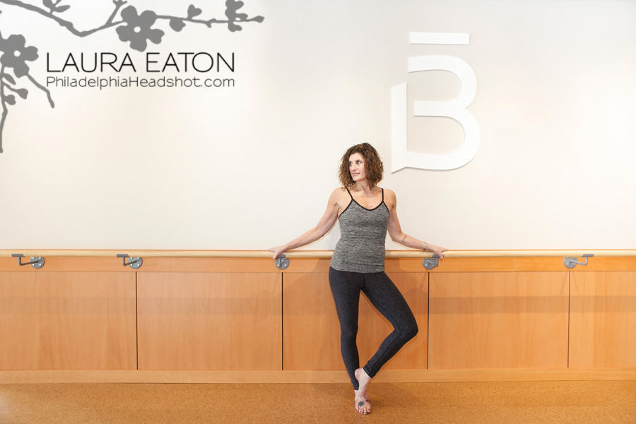 Philadelphia headshot photographer fitness model studio barre 3 rosemont on location photography Laura Eaton