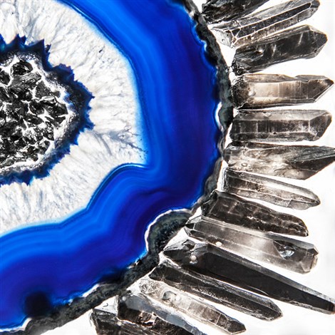 geode crystal art by laura eaton